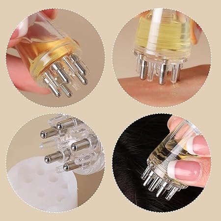 Hair Oil Applicator,Scalp Massager Applicator