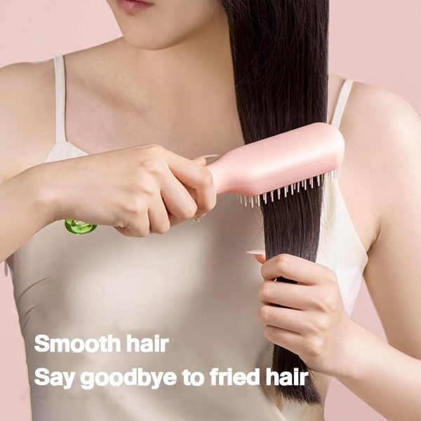 Self Cleaning Hair Brush, One-click Cleaning Telescopic Hair Comb –
