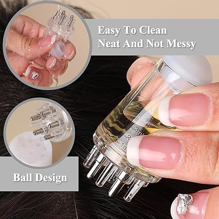 Hair Oil Applicator,Scalp Massager Applicator
